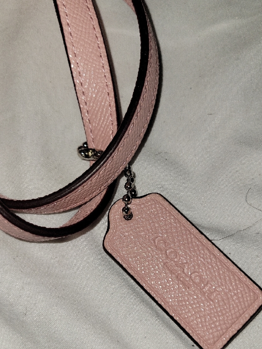Coach Blush Pink Leather Tote with Double Straps - Picture 5 of 15